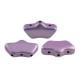 Les perles par Puca® Delos beads Metallic mat purple 23980/79021